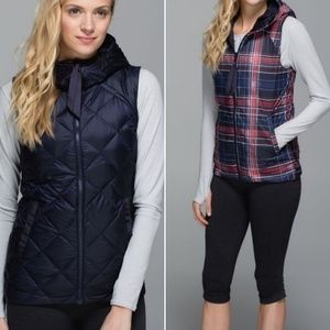 Lululemon reversible "the fluffiest" down vest